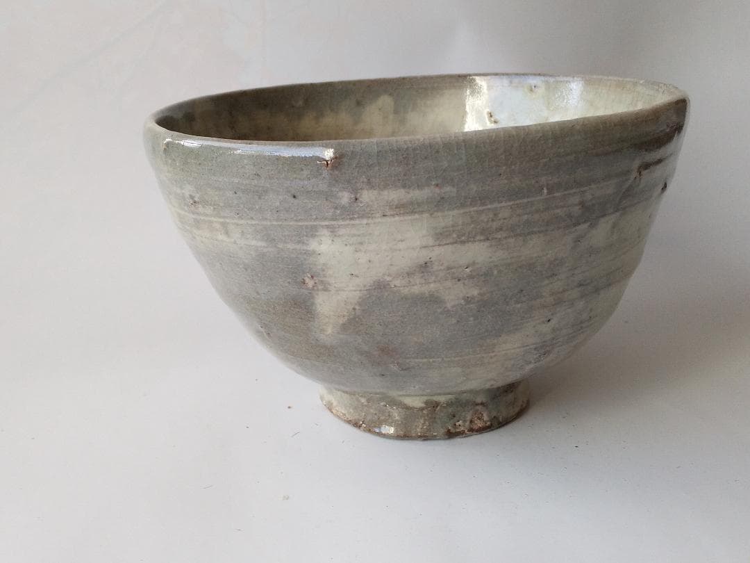 延寿窯 佐藤友宣 作 古萩 茶碗 坂部萬古 茶道具 茶器 抹茶碗 新品 未使用