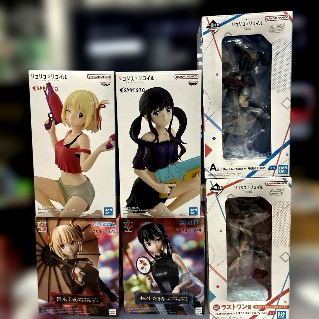 フィギュア　リコリスリコイル6体