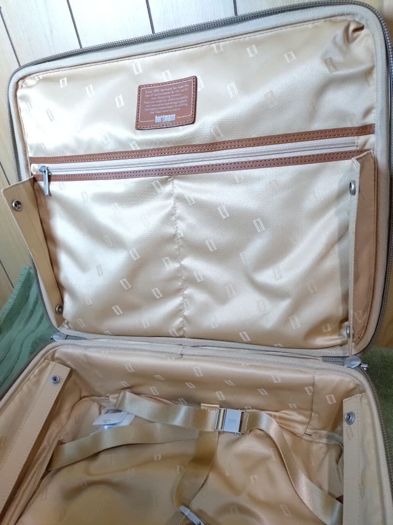 hartmann ハートマン　レザースーツケース　キャリーケース　ブラウン系