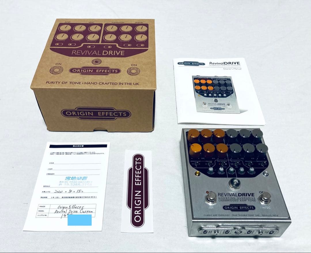 ギター ORIGIN EFFECTS RevivalDRIVE Custom