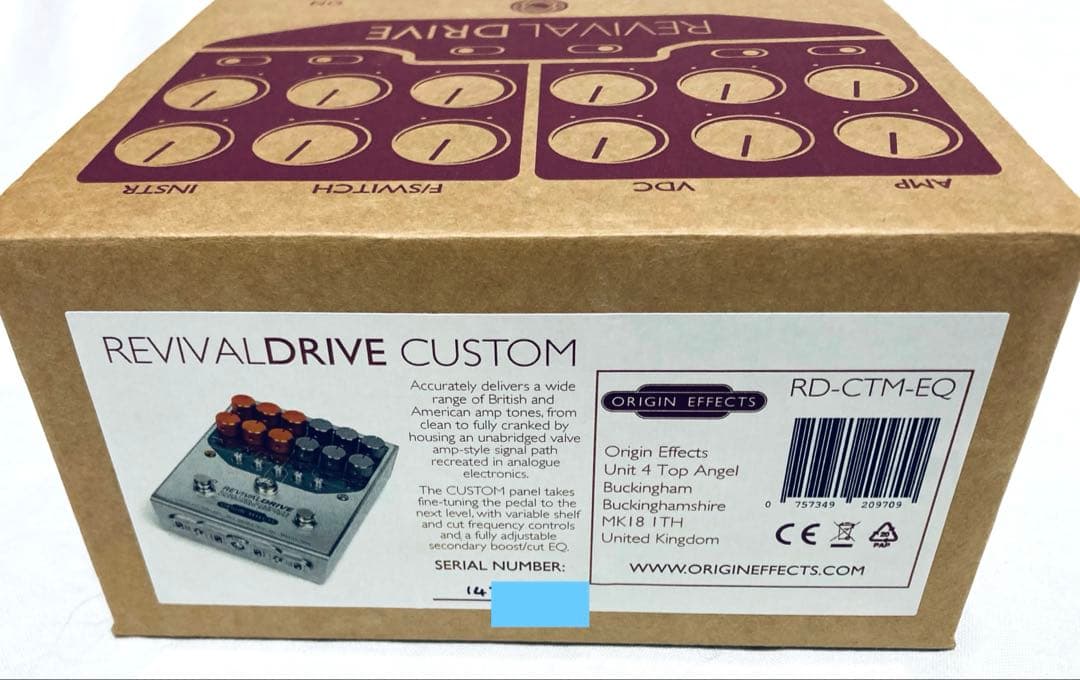 ギター ORIGIN EFFECTS RevivalDRIVE Custom