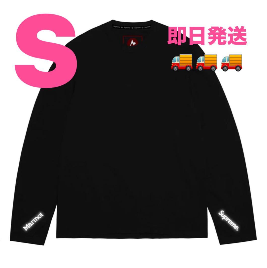 Supreme/Marmot Base Layer L/S Top S ブラック