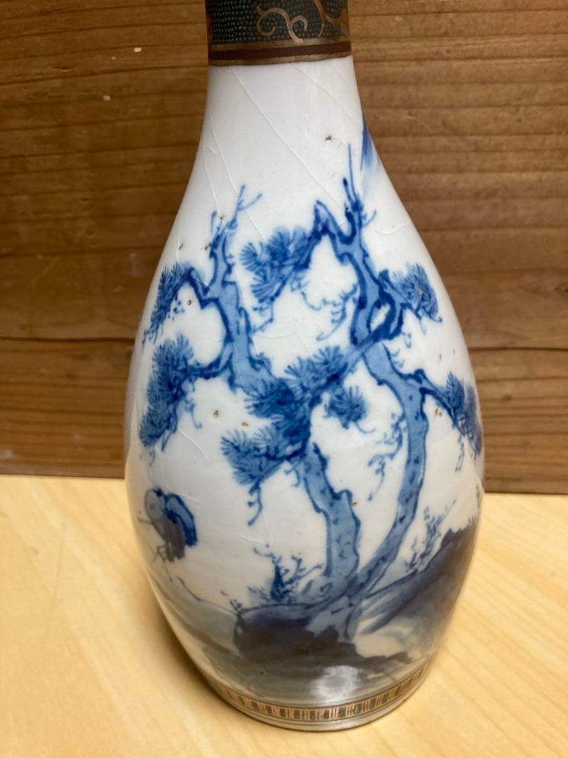 九谷焼 末川泉山 四合徳利6本 骨董 古美術