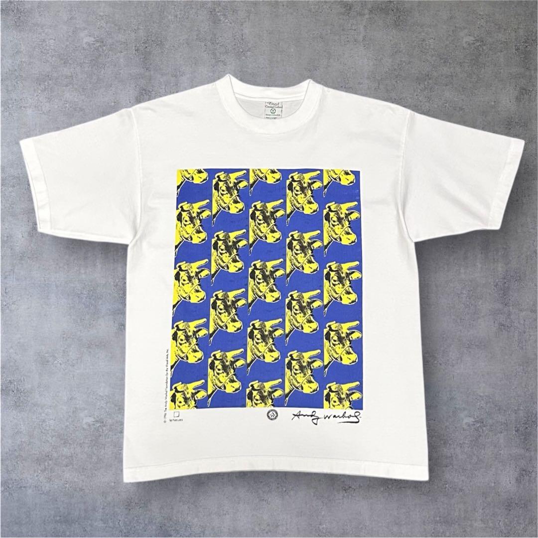 90s Andy Warhol アンディウォーホル COW 牛 アート Tシャツ