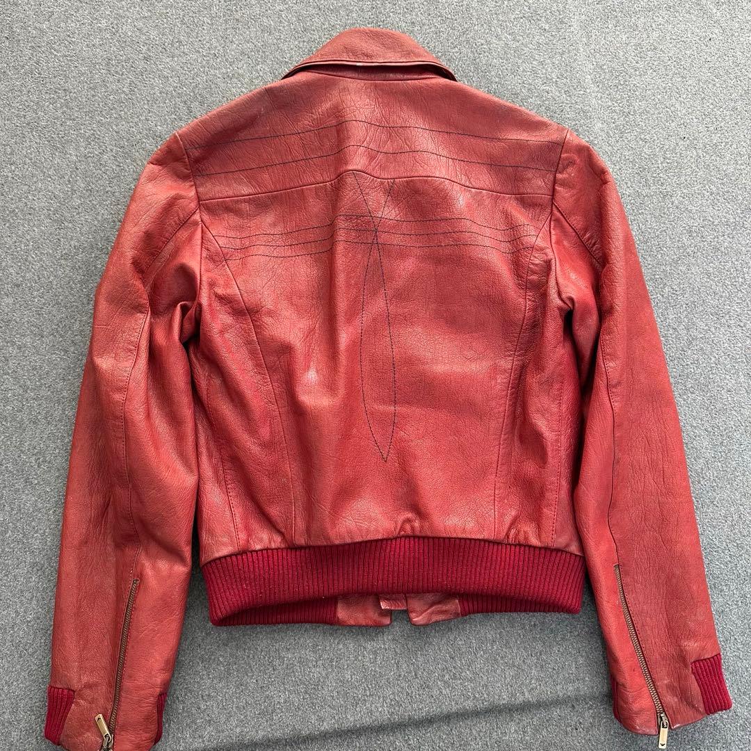 エンポリオアルマーニ　EMPOLIO ARMANI ライダースジャケット　本革