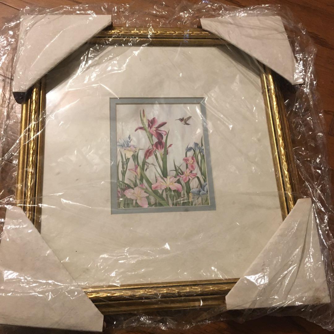 パラゴンピクチャー　ゆりの花　額装　壁掛け