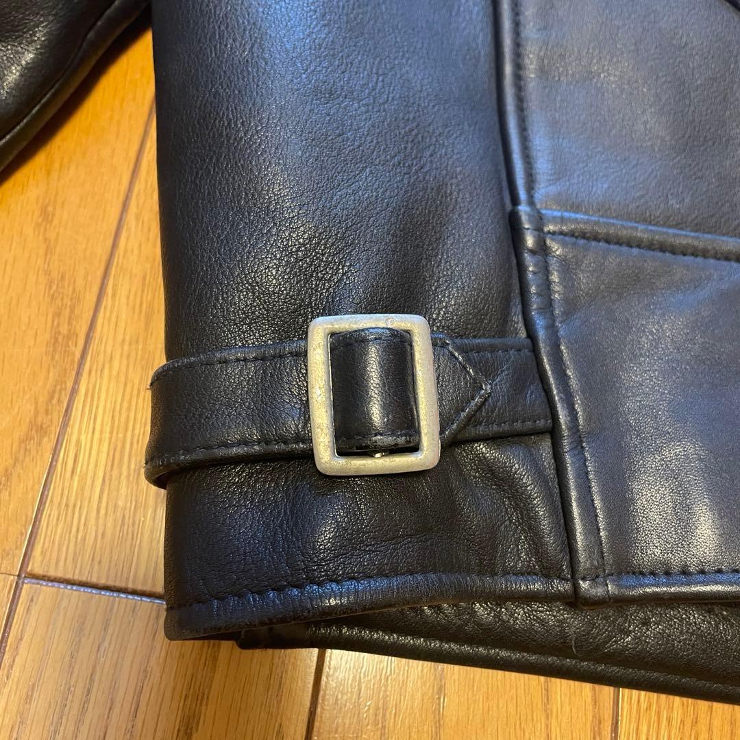 【レア　人気】　ハーレー　革ジャン　レザージャケット　Mサイズ　ファイヤー　刺繍