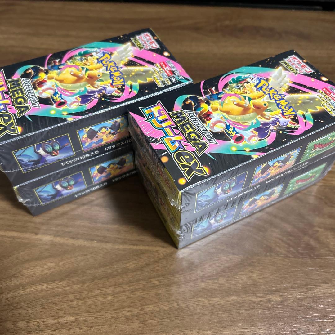 ポケモンカード　MEGAドリームex 4box シュリンク付き