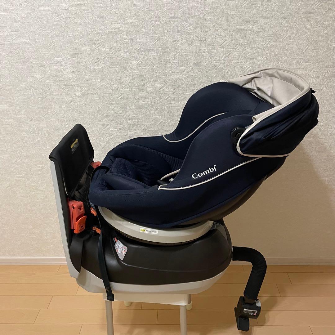 ままん。コンビ　クルムーブ シンプライト　ネイビー回転式　限定品