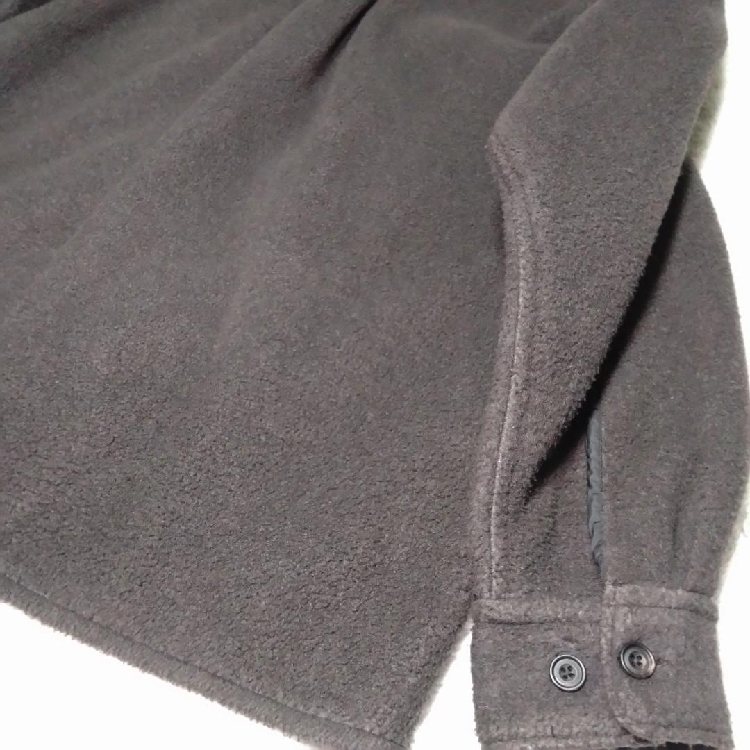 YOKEヨーク　フリースシャツ　黒　２サイズ　ふわふわ　日本製 YK22AW