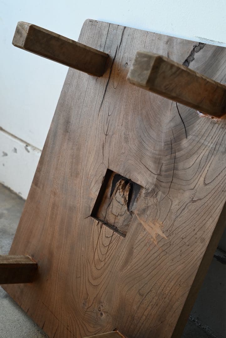 アンティーク 古家具 古道具 無垢材 座卓 ローテーブル 展示台 花台 欅