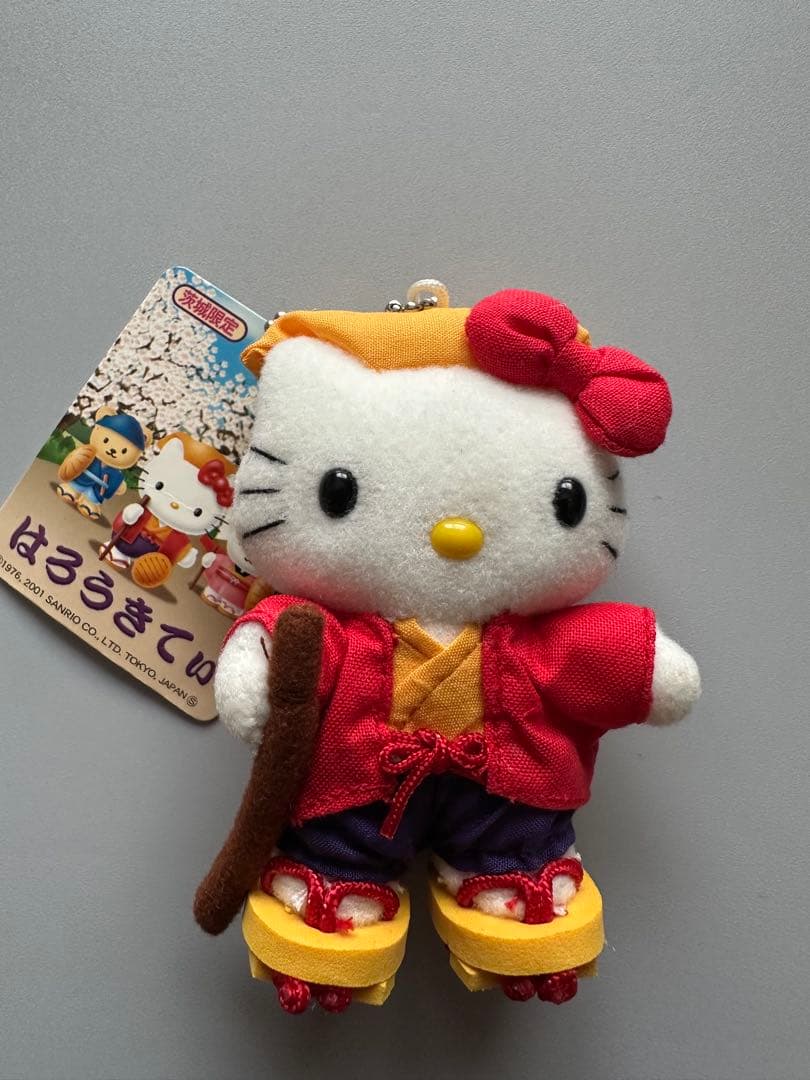 レア　茨城限定　水戸黄門キティ ぬいぐるみ