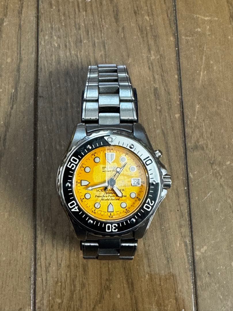 セイコー スキューバマスターピピン1000本限定 キネテック腕時計SBCW007