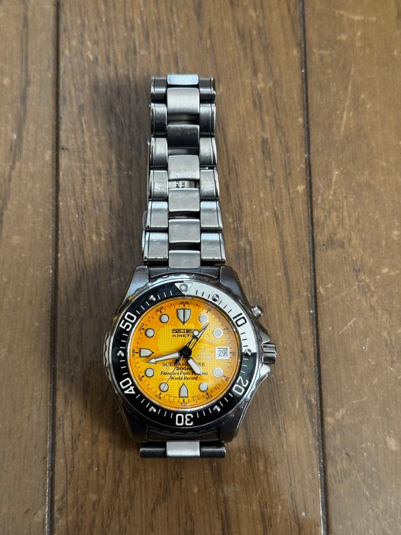 セイコー スキューバマスターピピン1000本限定 キネテック腕時計SBCW007