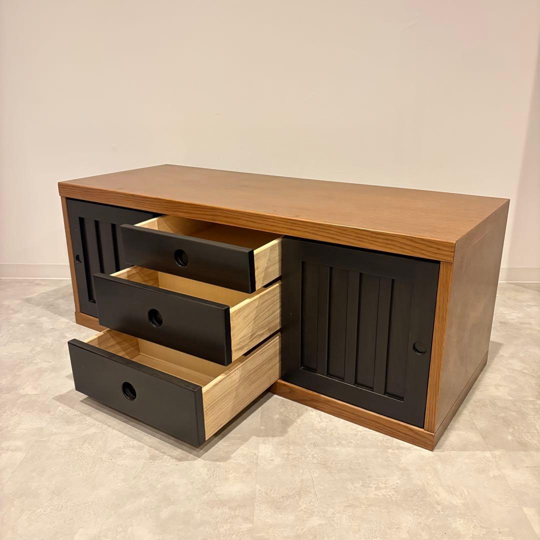 ローボード　ローチェスト　木製　モダン　北欧家具