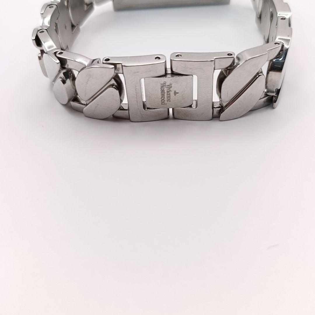 希少 稼働 電池新品 ヴィヴィアンウエストウッド スカル ブレスレット時計