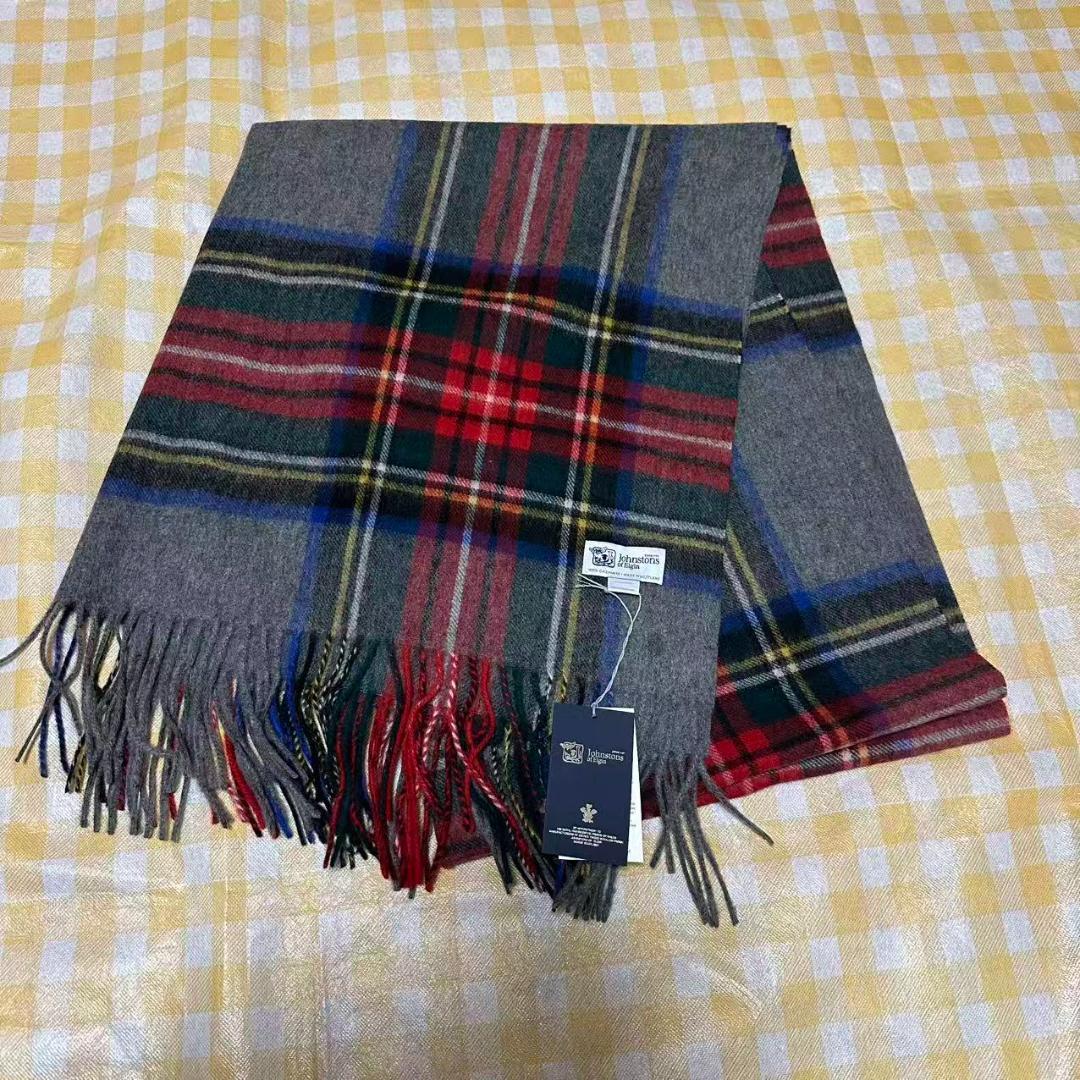い*ま様 ジョンストンズ カシミア 大判ストール マフラー グレースチュワート