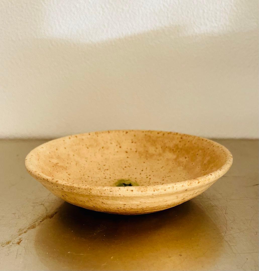 杉本立夫　鹿紋小皿　京都大吉