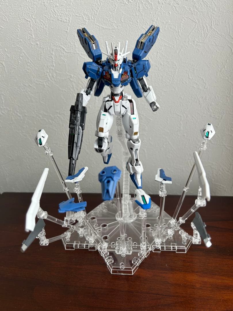 塗装済完成品 HG ガンダムキャリバーン & エアリアル改修型　姉妹ゲンカセット