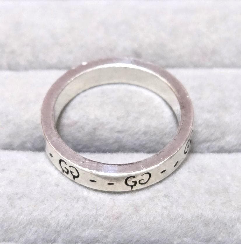 Gucci グッチ ゴーストリング　SV925　リング　14号　42828