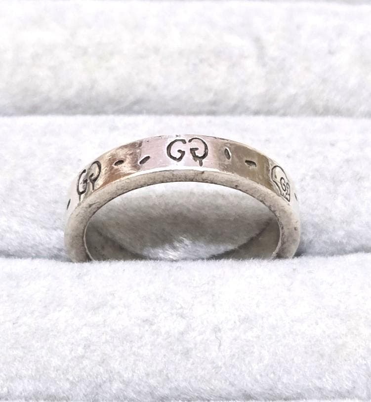 Gucci グッチ ゴーストリング　SV925　リング　14号　42828