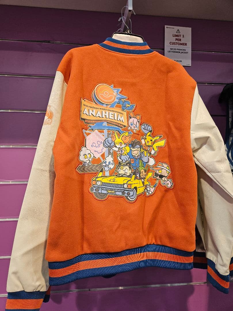 S WCS 2025 ポケモン アナハイム スタジャン ジャケット