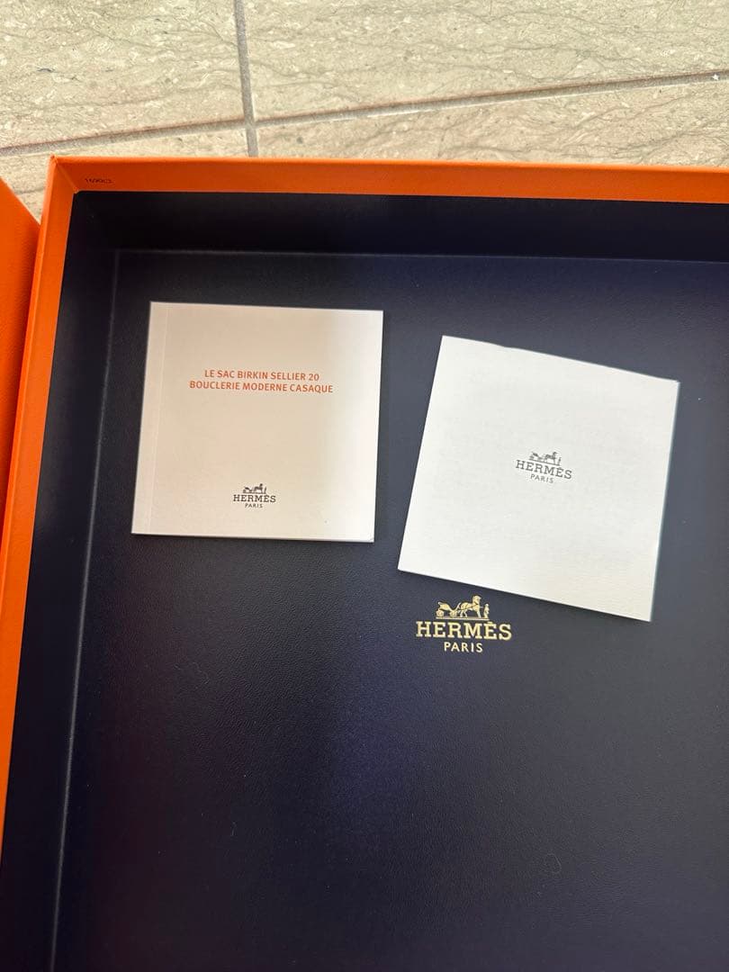 エルメス　Hermes バーキン 20 空箱　ブルーボックス　希少　激レア