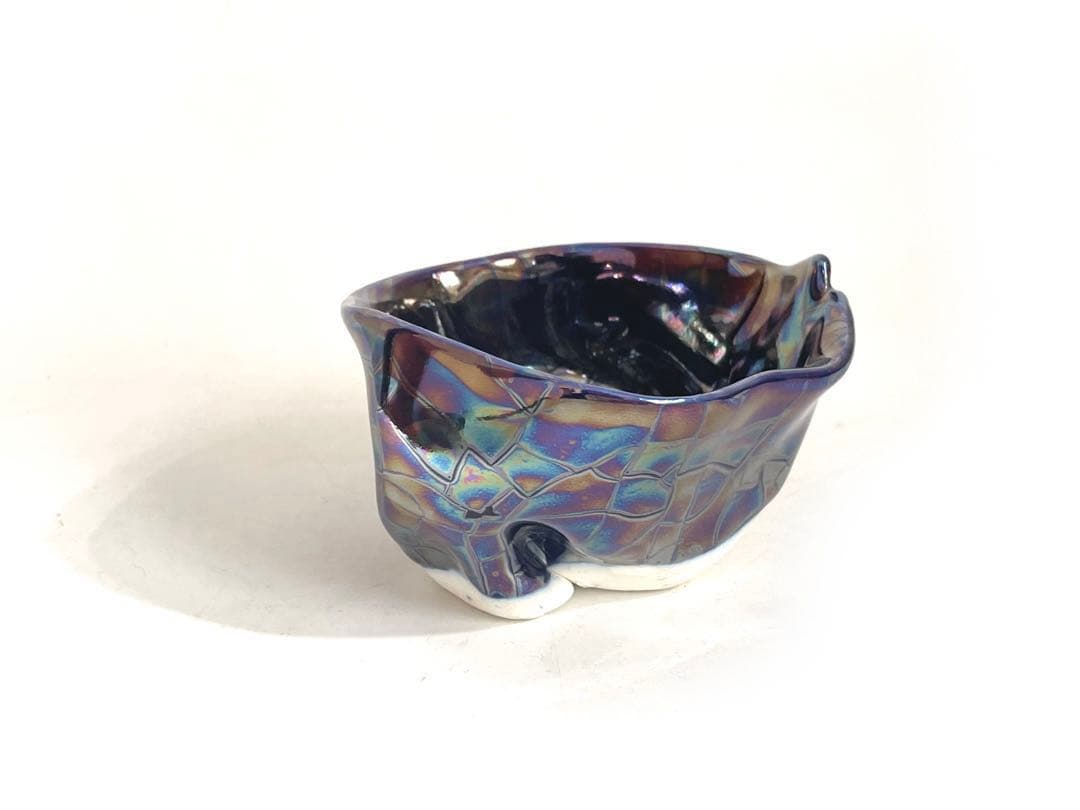 陶芸家　美術家　伊藤公象　酒器　酒杯　器　pearl blue 箱なし