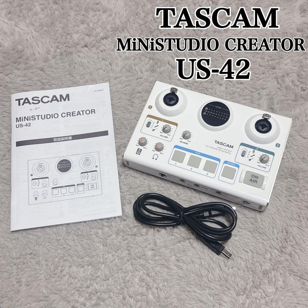 美品★TASCAM MiNiSTUDIO CREATOR US-42