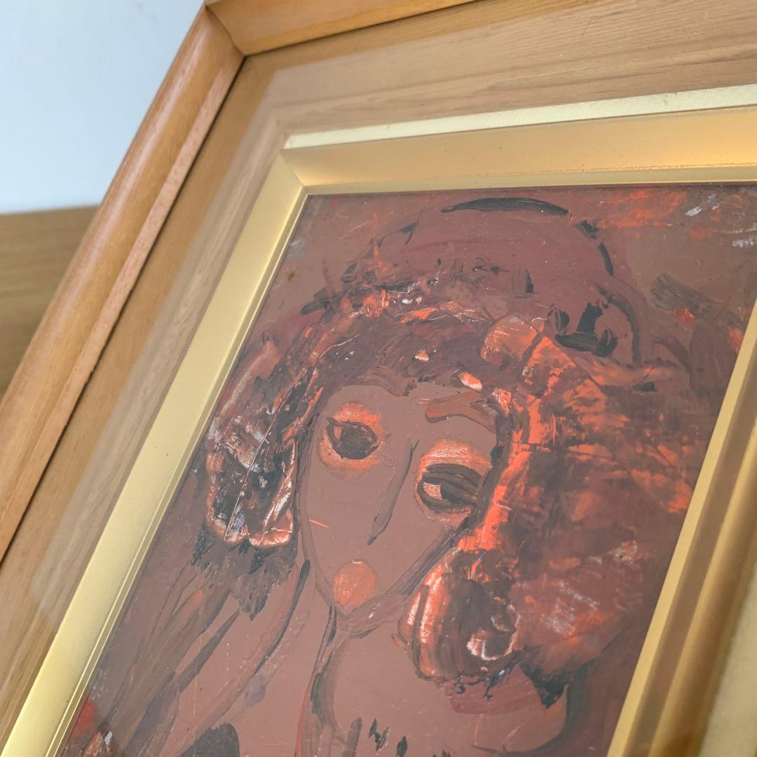 抽象画 女性の肖像 織田廣喜　オダヒロキ