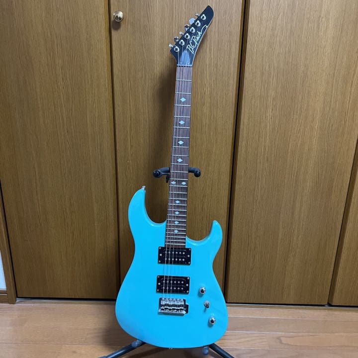 ラスト出品価格スキャロップメタルＢＣRichストラトギター ミントグリーン！！