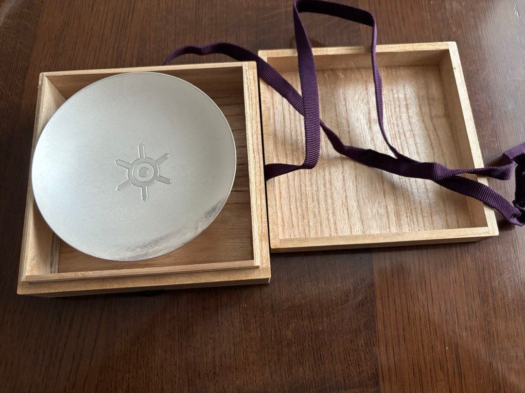 【未使用】 純銀盃　記念品刻印有　95 g