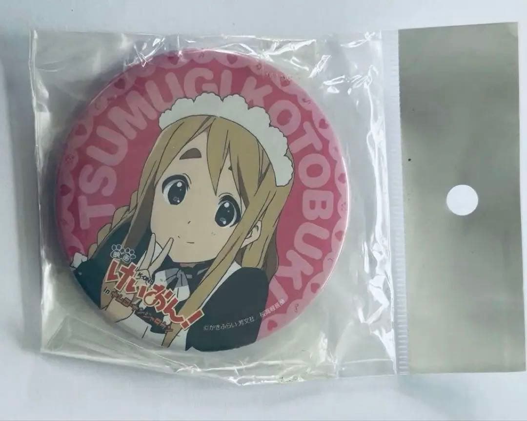 けいおん! 琴吹紬 ムギちゃん デカバッチ 缶バッジ namco ナンジャタウン