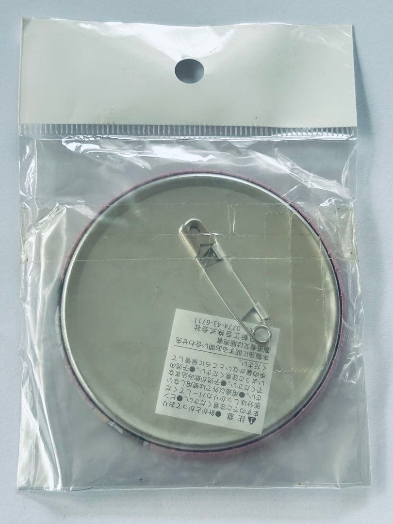 けいおん! 琴吹紬 ムギちゃん デカバッチ 缶バッジ namco ナンジャタウン