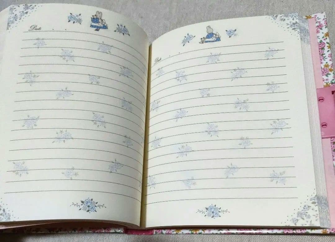 ❗️平成 レトロ マロンクリーム 鍵付き ハードカバーノート 1993年