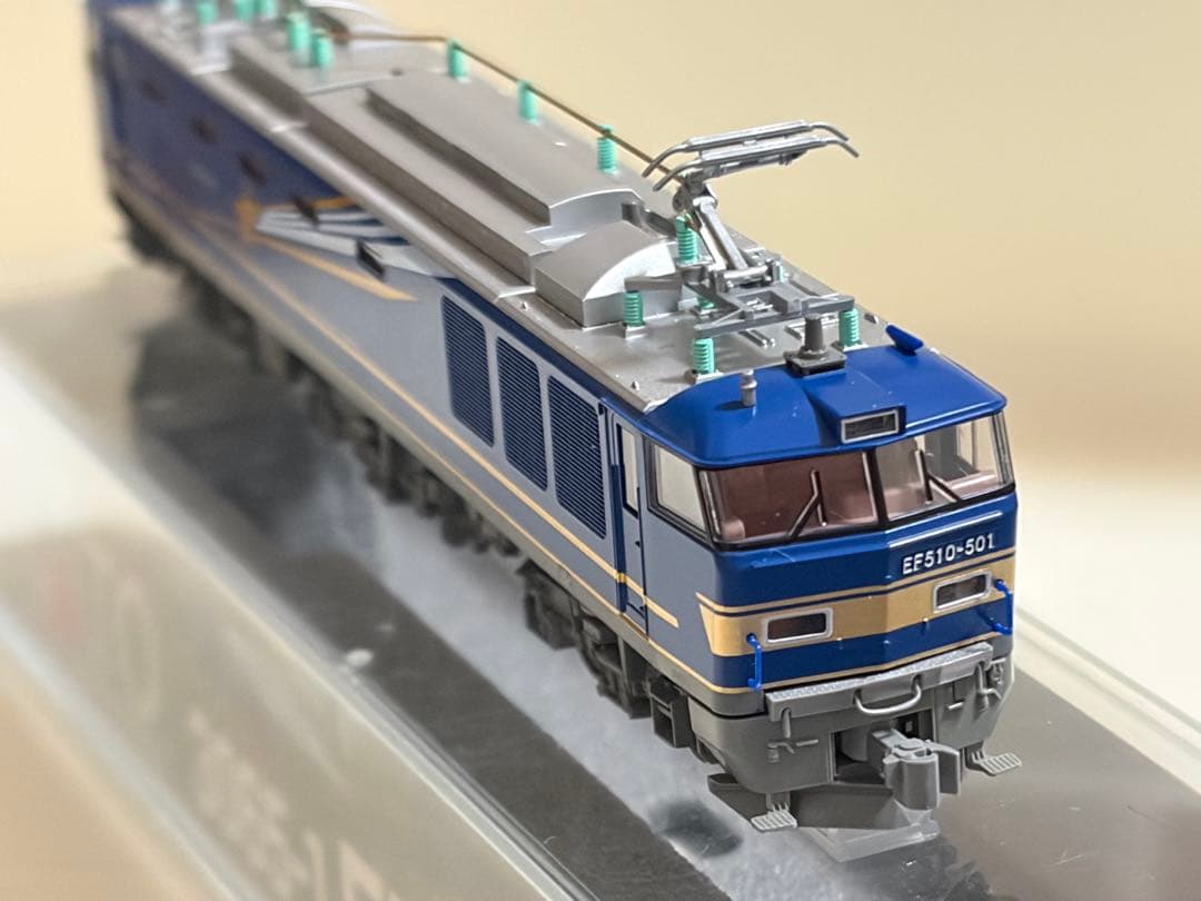 鉄道模型　Nゲージ　KATO 3065-1 EF510 北斗星色　緑碍子