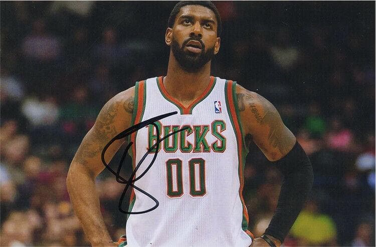 直筆サイン入り写真 O・J・メイヨ ミルウォーキー・バックス SA鑑定済