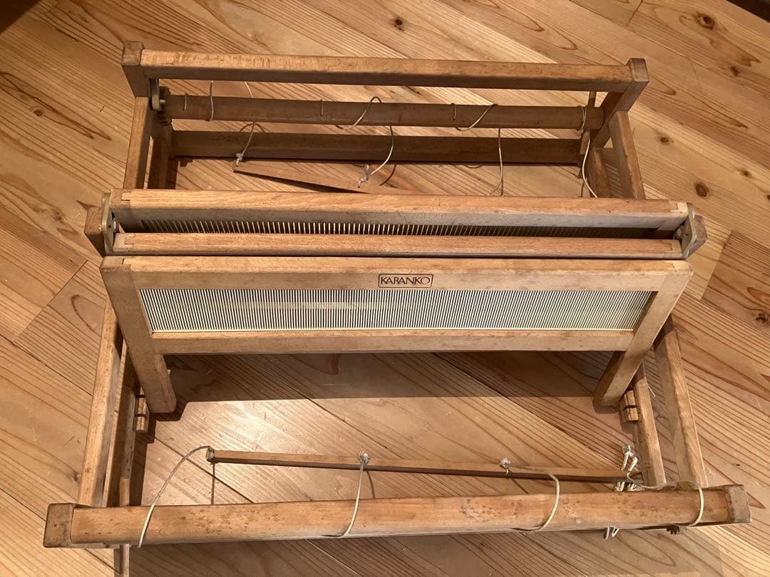 karanko カランコ　卓上　織り機　長期保管　板杼2本付　少々難あり