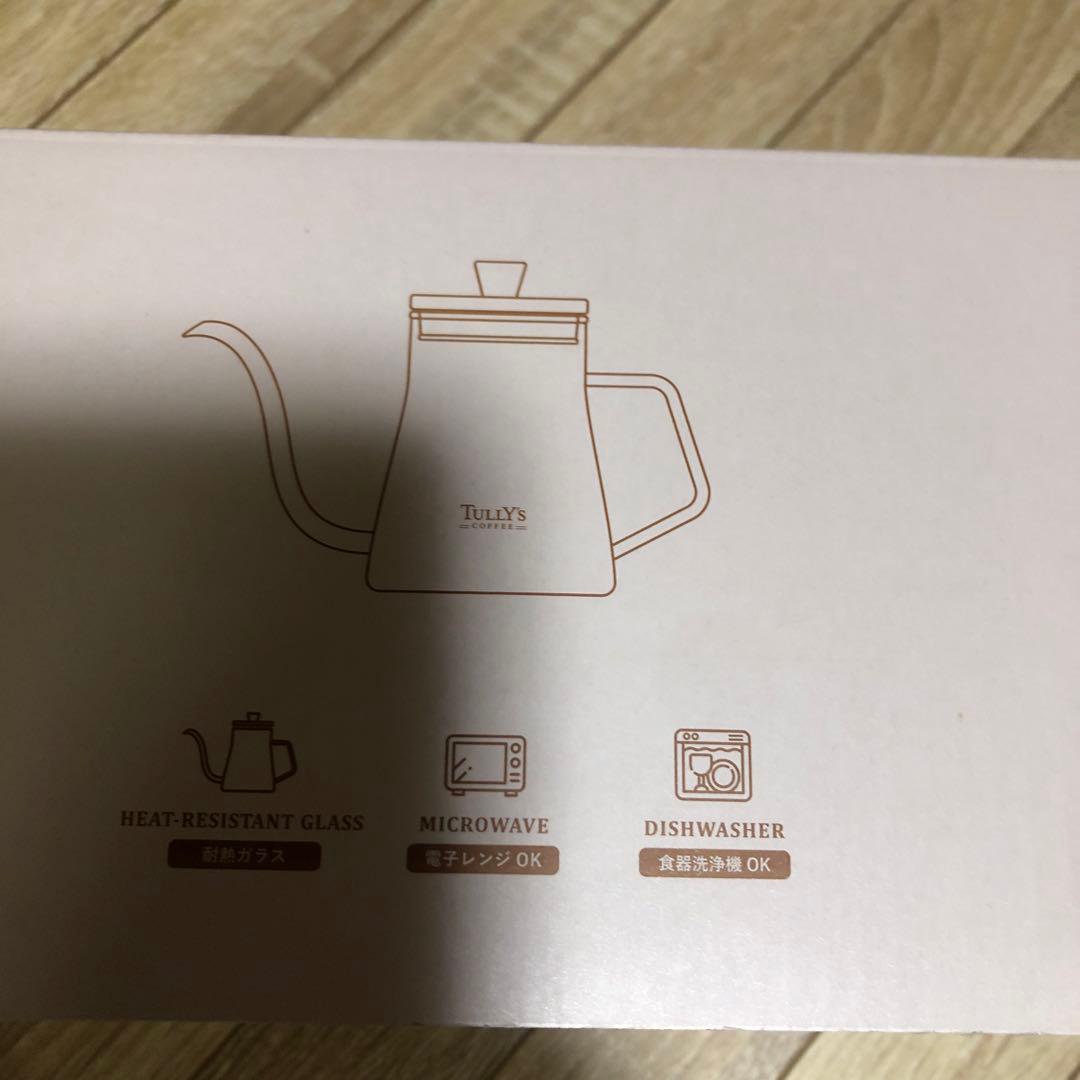 タリーズ　コーヒー豆　１４０g × ６袋　＆　ガラスポット