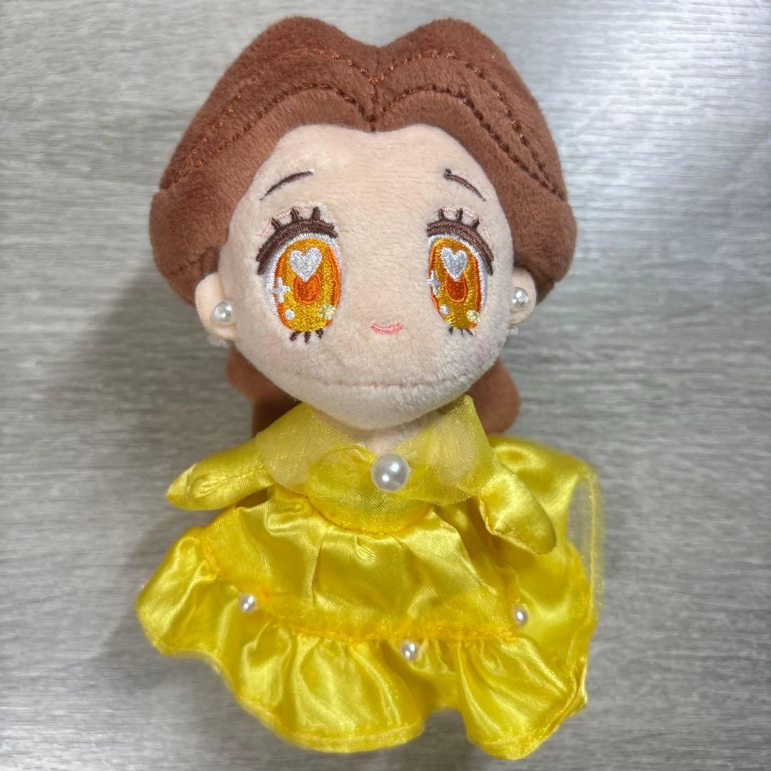 ディズニー　タイニー 美女と野獣 ベル ぬいぐるみ キーチェーン