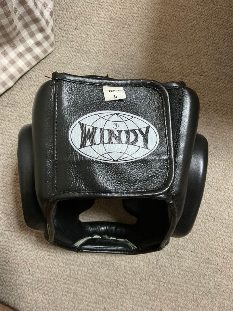 Windy ヘッドギア 黒 Lサイズ