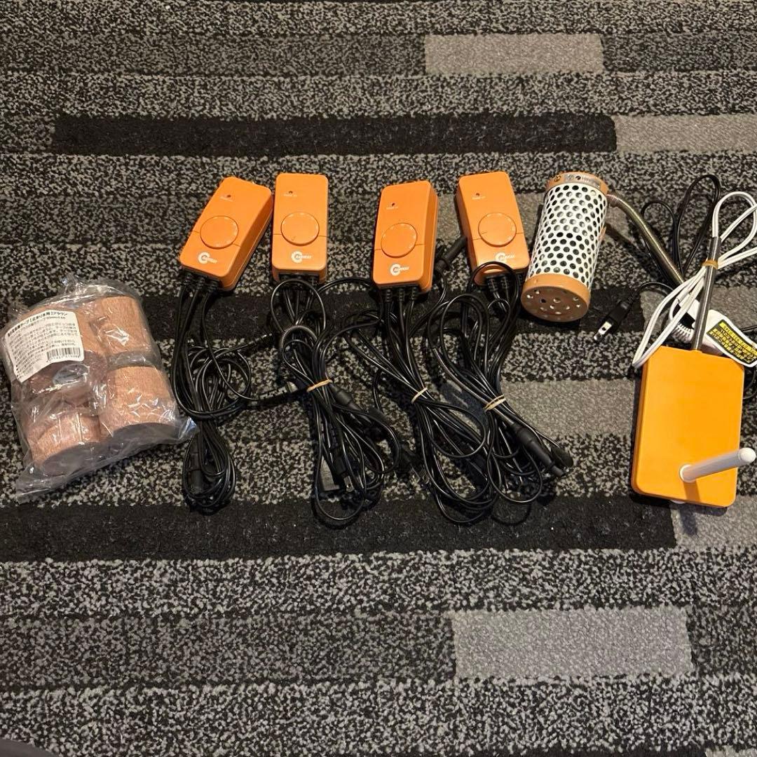 保温球＆サーモセット　保温電球　カバー付き＋ミニマルサーモ＋ヒーター＋テープ(