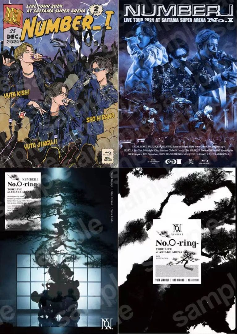 Number_i LIVE TOUR & NumberｉNo.O-ring 4枚