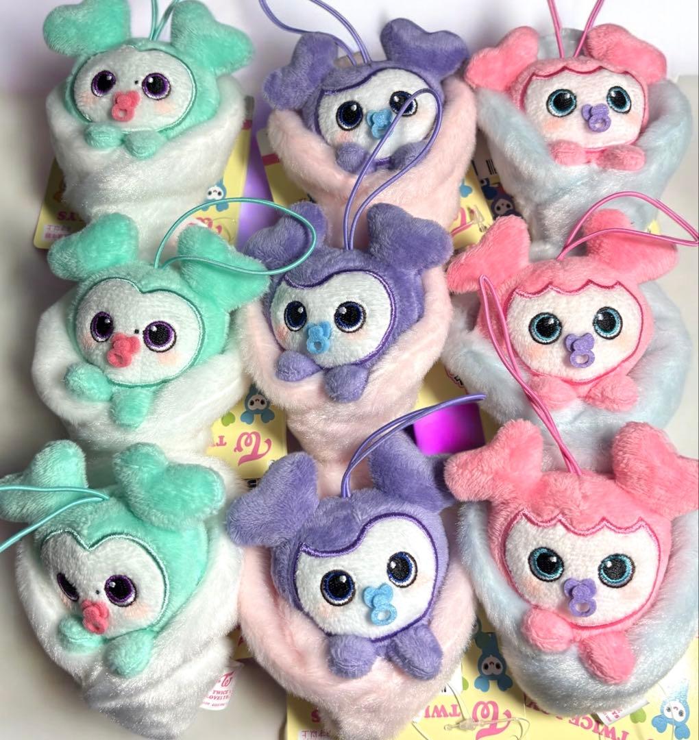 GIGO限定　TWICE LOVELYS　おくるみマスコット　ミサモセット　各3