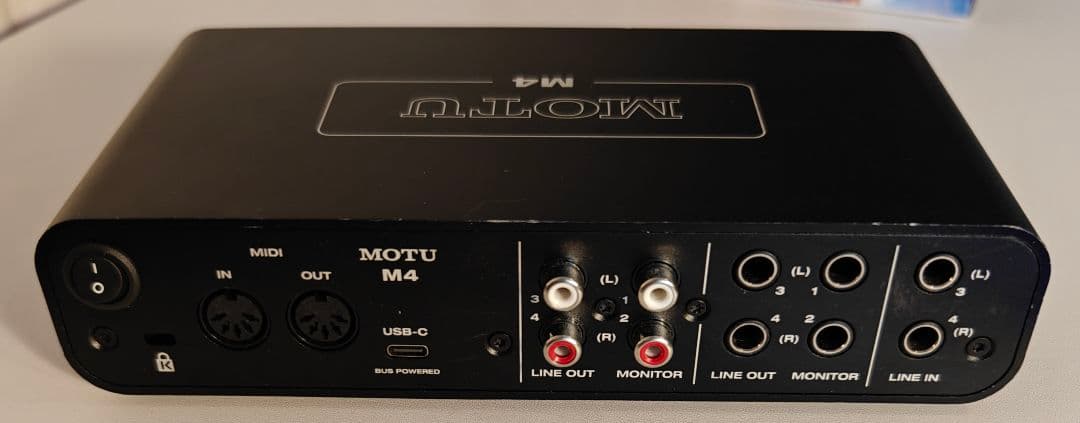 MOTU M4 オーディオインターフェイス【動作確認済み・元箱付属】