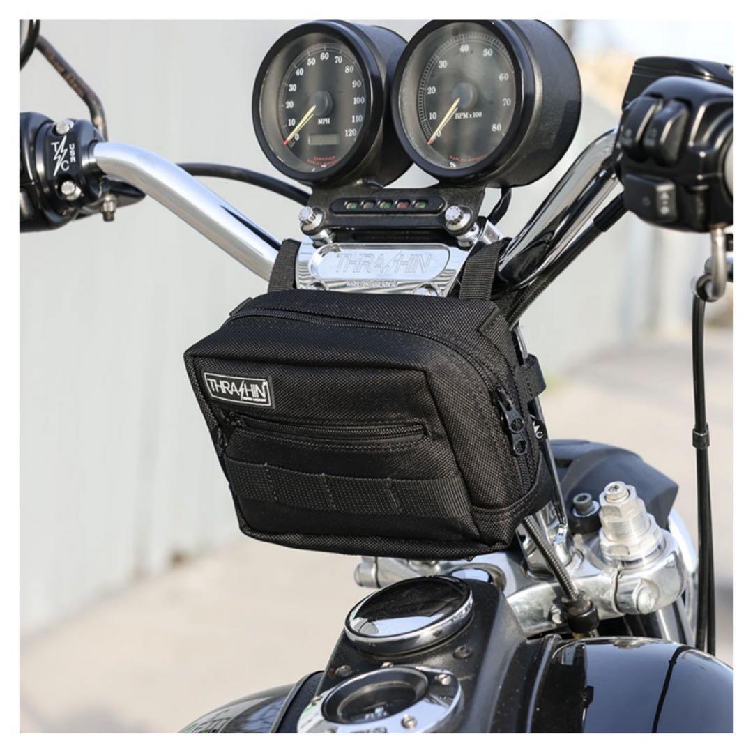 スラッシンサプライ Thrashin Supply ハンドルバーバッグ ブラック