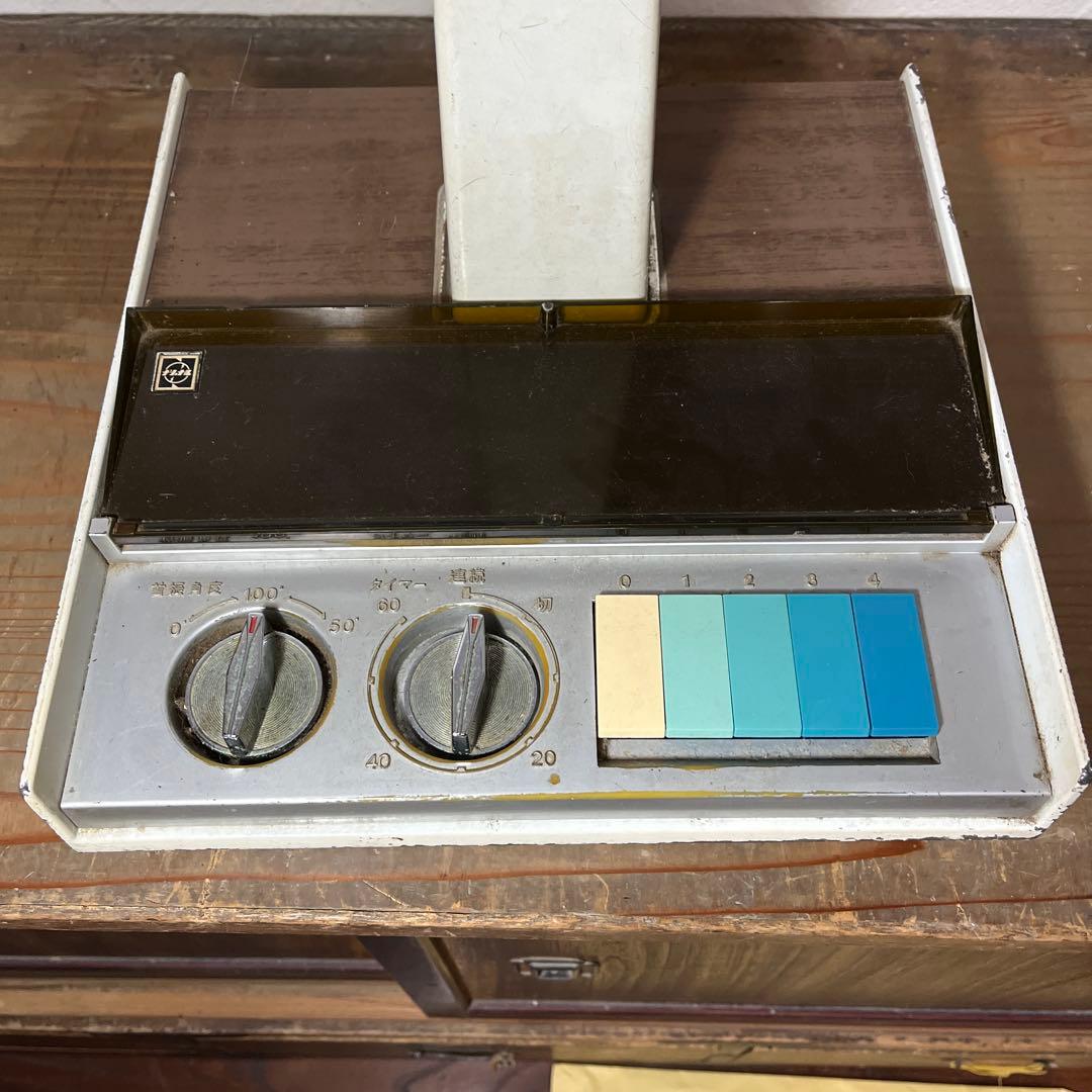 レトロ家庭用扇風機 青い羽根