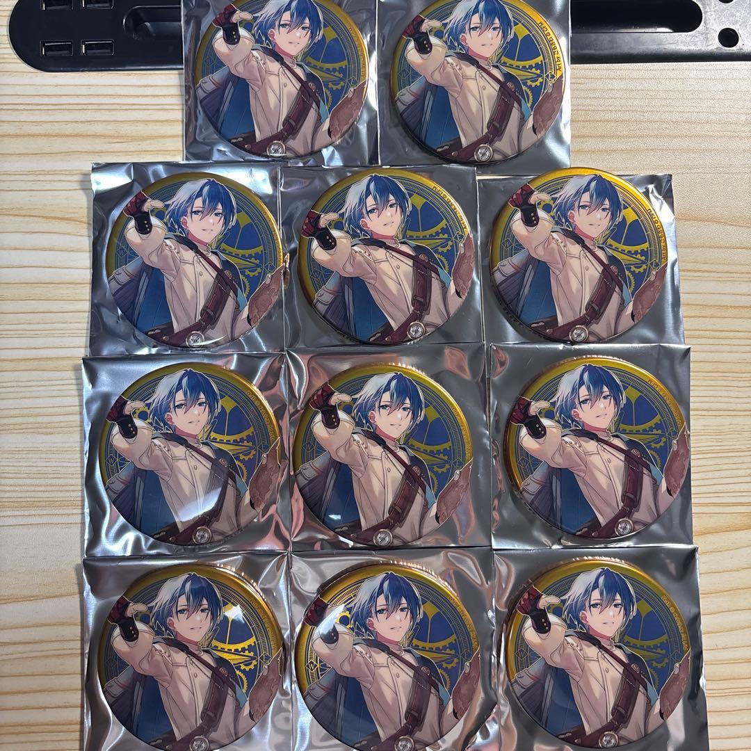 ボカロ　ピアプロ　KAITO カイト　メタリック　缶バッジ　11点セット　①