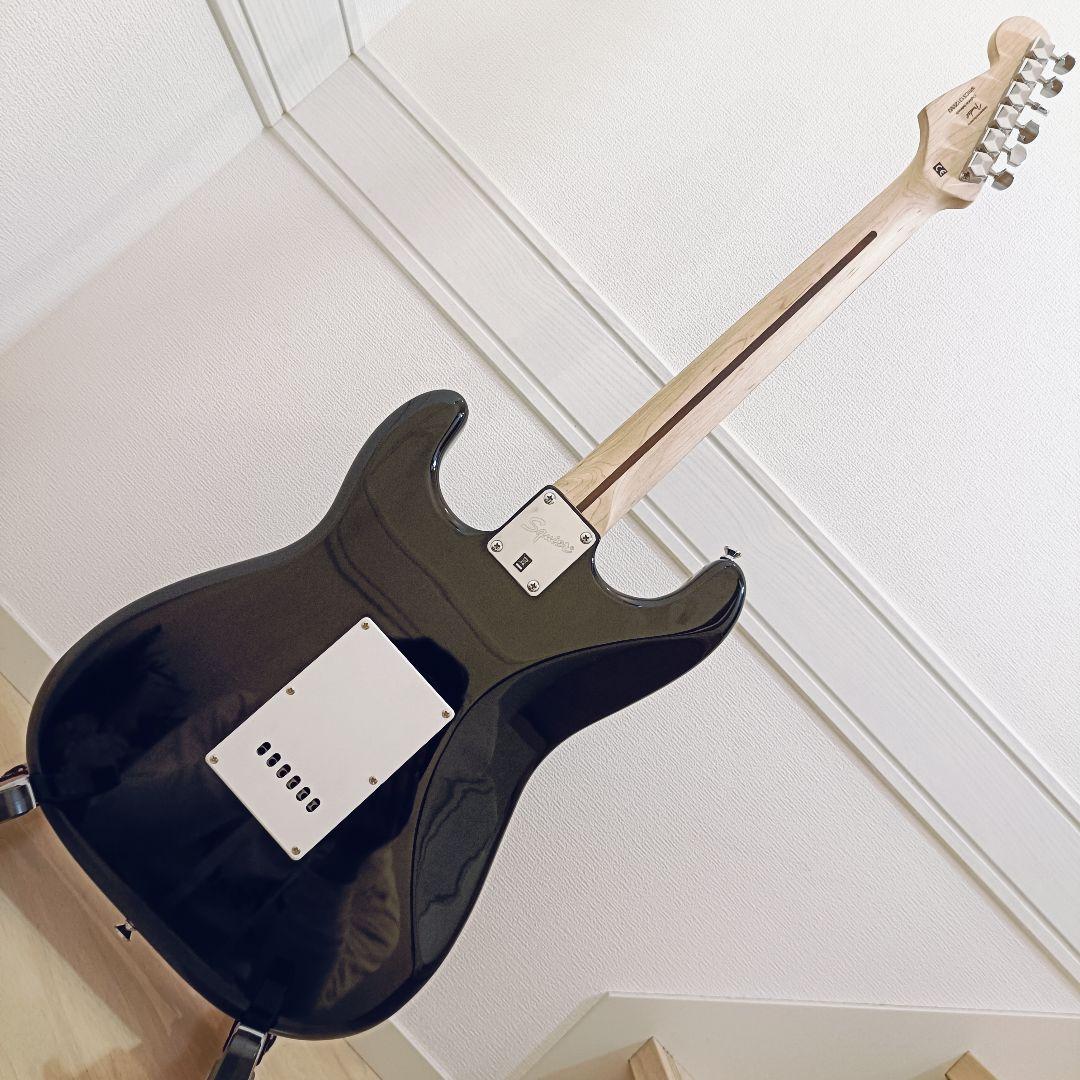 メンテ済｜Squier ストラトキャスター ブラック エレキギター