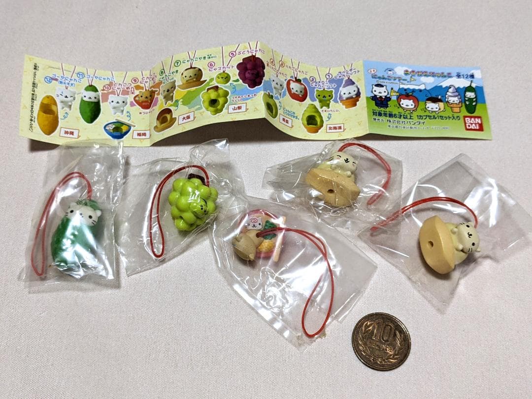 ■にゃんにゃんにゃんこ■おきがえにゃんこ　にゃんこツアー　５点セット